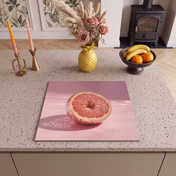 Protezione piano induzione - Pompelmo - Rosa - Disco - Lucido — 3