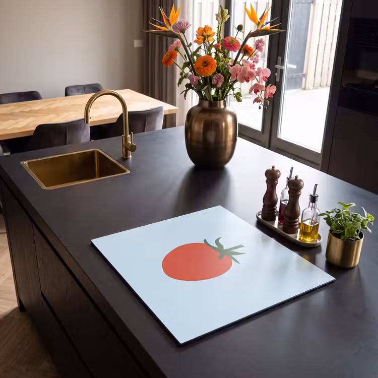 Protezione piano induzione - Rosso - Pomodoro - Verdura — 2
