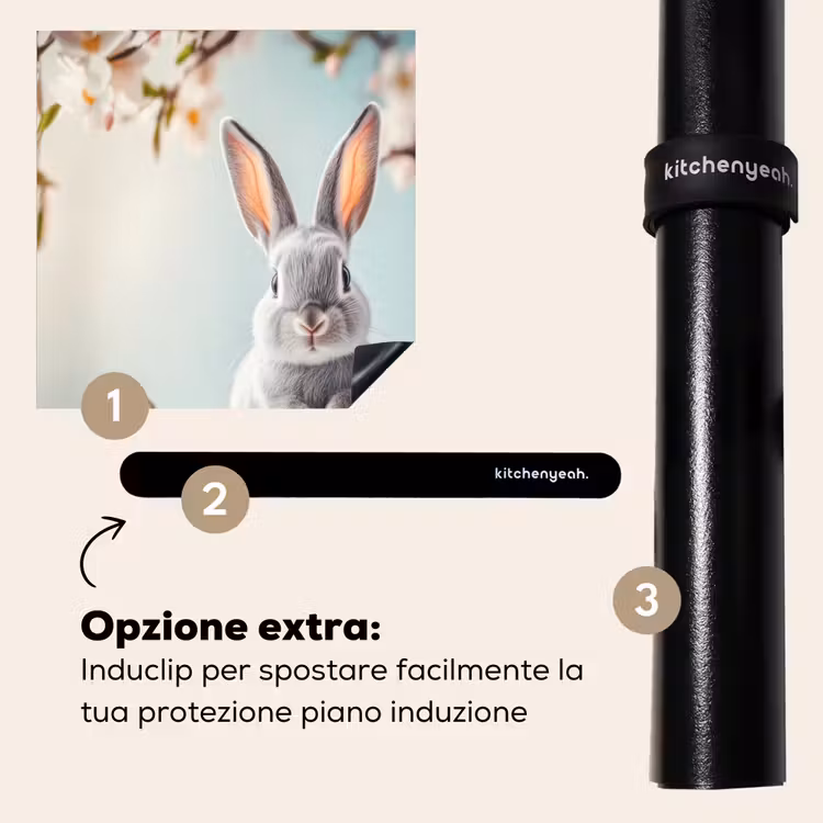 Protezione piano induzione - Coniglio - Uova - Cestino — 8