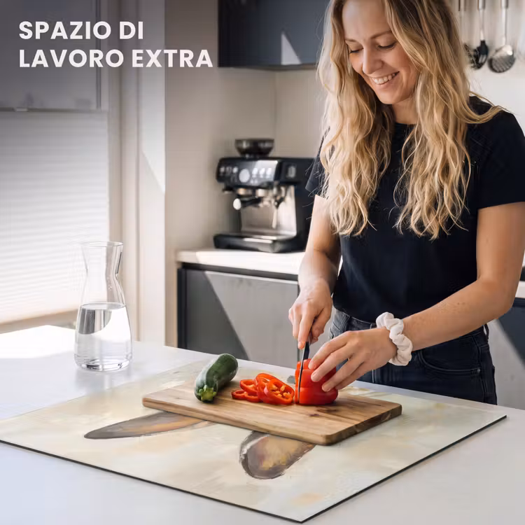 Protezione piano induzione - Lepre - Orecchie - Marrone — 5
