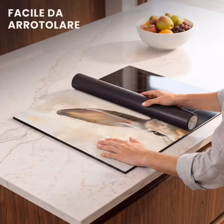 Protezione piano induzione - Lepre - Orecchie - Marrone — 7