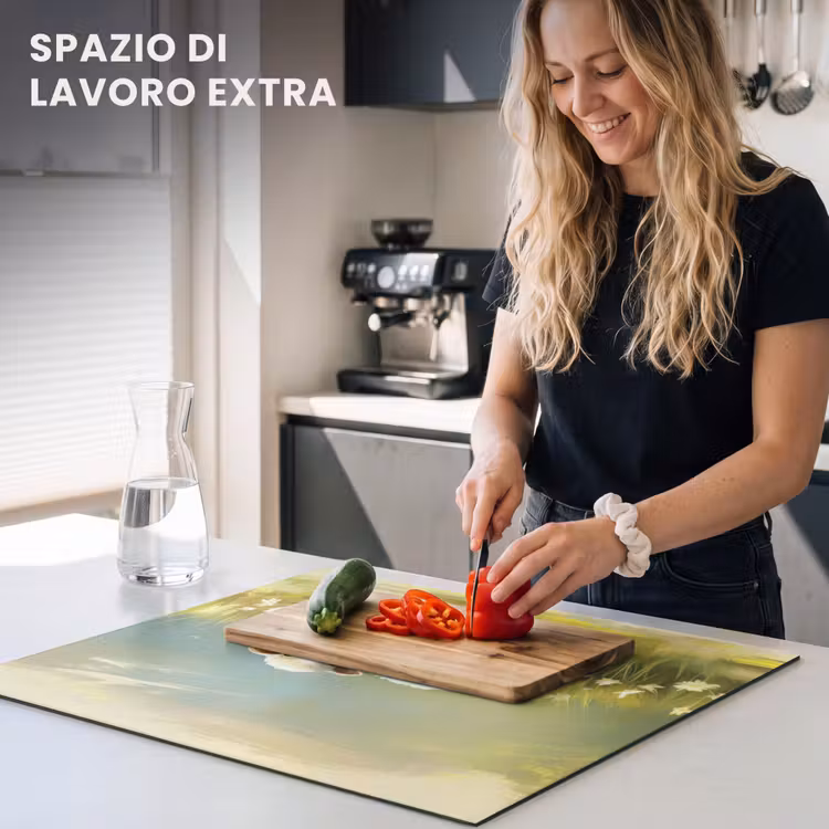 Protezione piano induzione - Pecora - Prato - Verde — 5