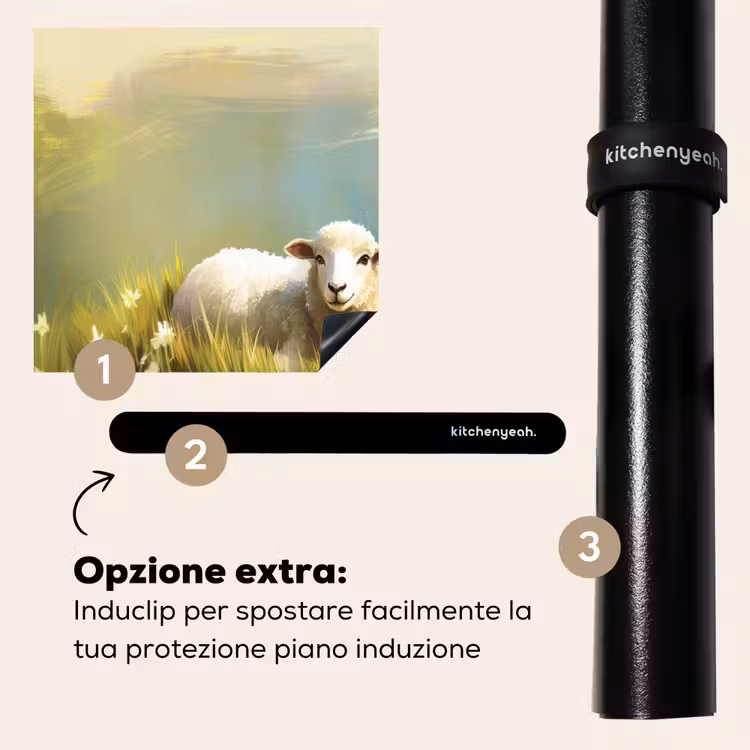Protezione piano induzione - Pecora - Prato - Verde — 8