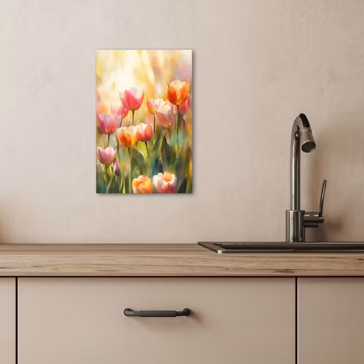 Dipinti su tela - Tulipani - Fiabesco - Colorato — 3