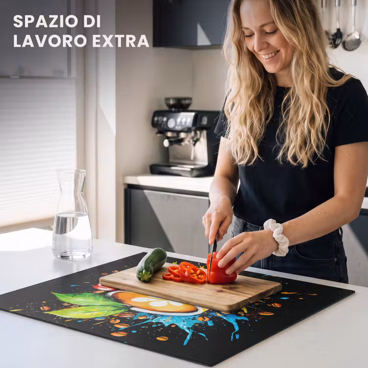 Protezione piano induzione - Caffè - Graffiti - Bere - Astratto — 5
