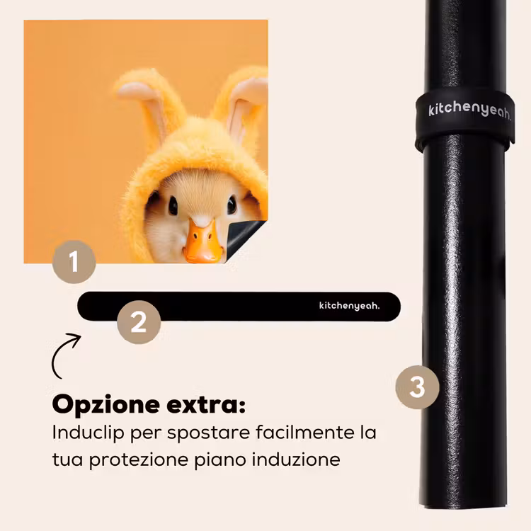 Protezione piano induzione - Coniglietto di Pasqua - Costume - Anatra — 8