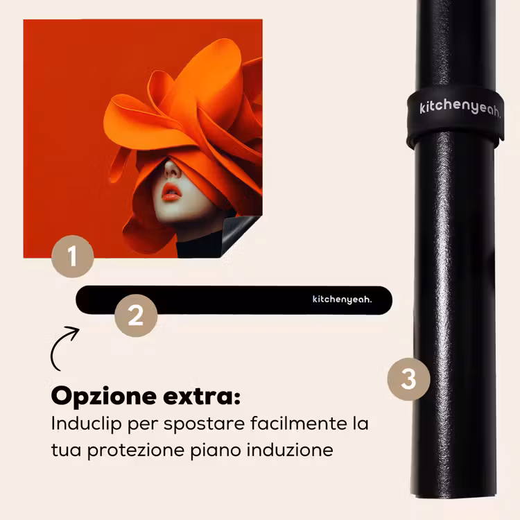 Protezione piano induzione - Arancione - Cappello - Donna — 8