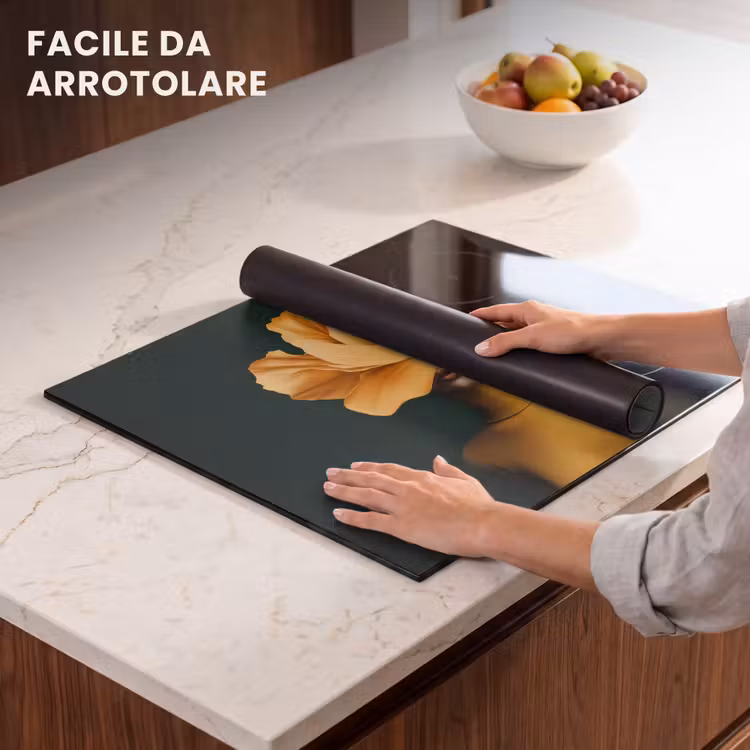 Protezione piano induzione - Donna - Cappello - Giallo — 7