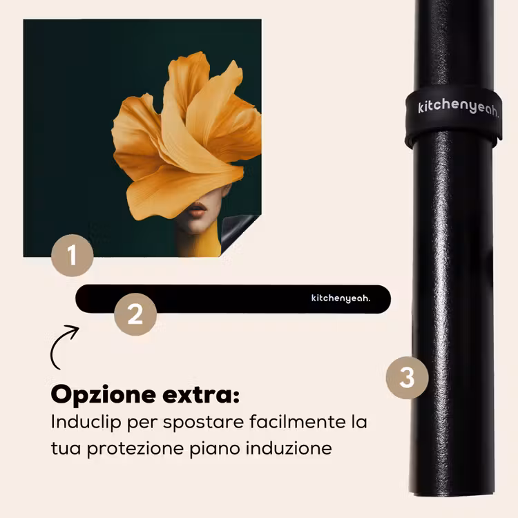 Protezione piano induzione - Donna - Cappello - Giallo — 8