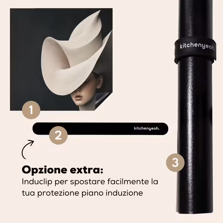 Protezione piano induzione - Donna - Mosso - Cappello — 8