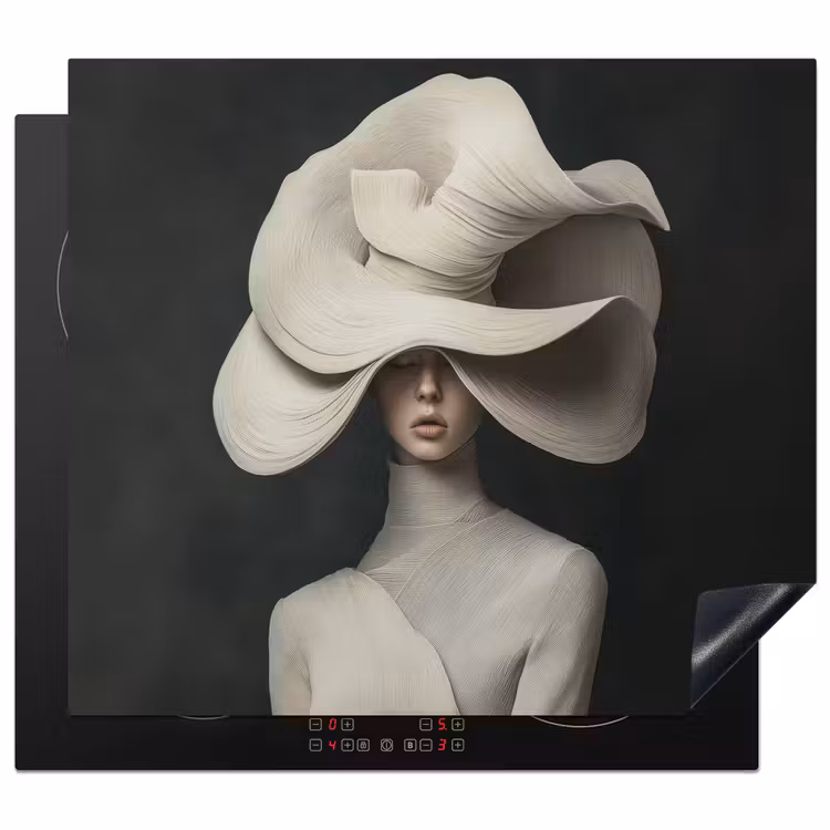 Protezione piano induzione - Moderno - Donna - Cappello — 1