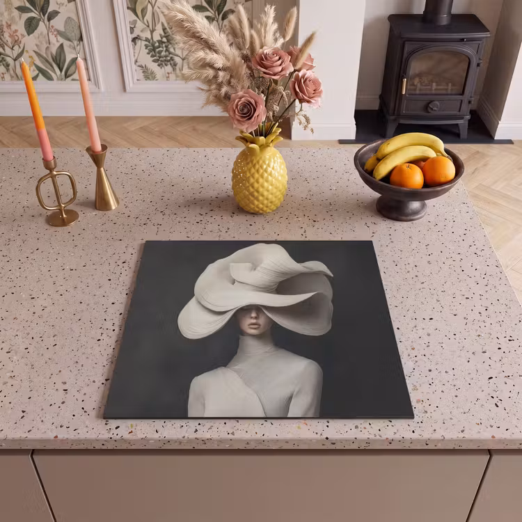Protezione piano induzione - Moderno - Donna - Cappello — 3