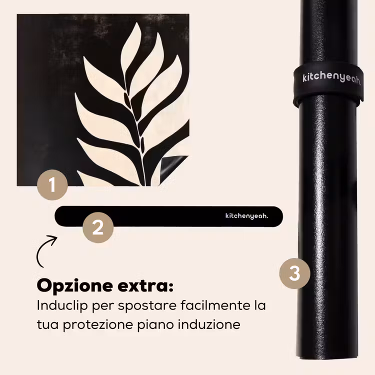Protezione piano induzione - Lama - Bianco - Minimalista — 8