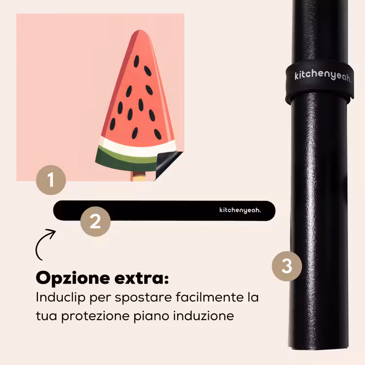 Protezione piano induzione - Anguria - Gelato - Pips - Rosso — 8