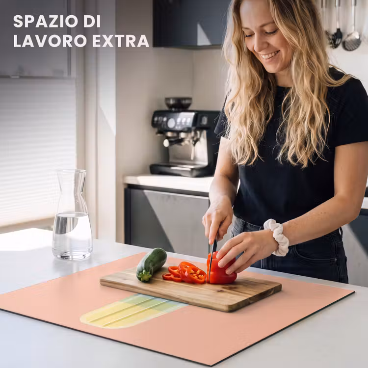 Protezione piano induzione - Gelato all'acqua - Toni pastello - Minimalista — 5