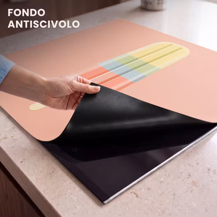 Protezione piano induzione - Gelato all'acqua - Toni pastello - Minimalista — 6