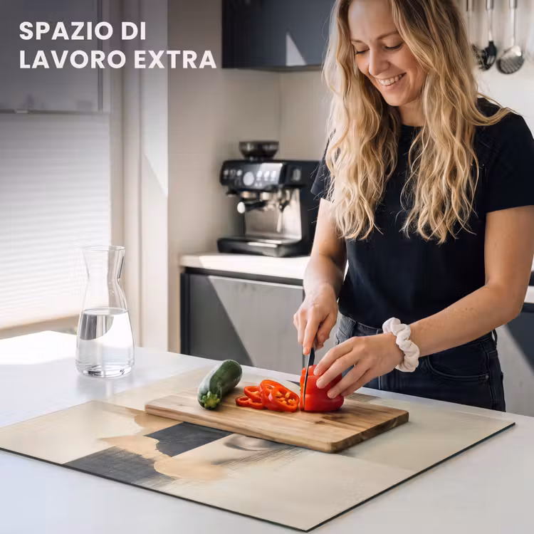 Protezione piano induzione - Oro - Donna - Rettangoli — 5