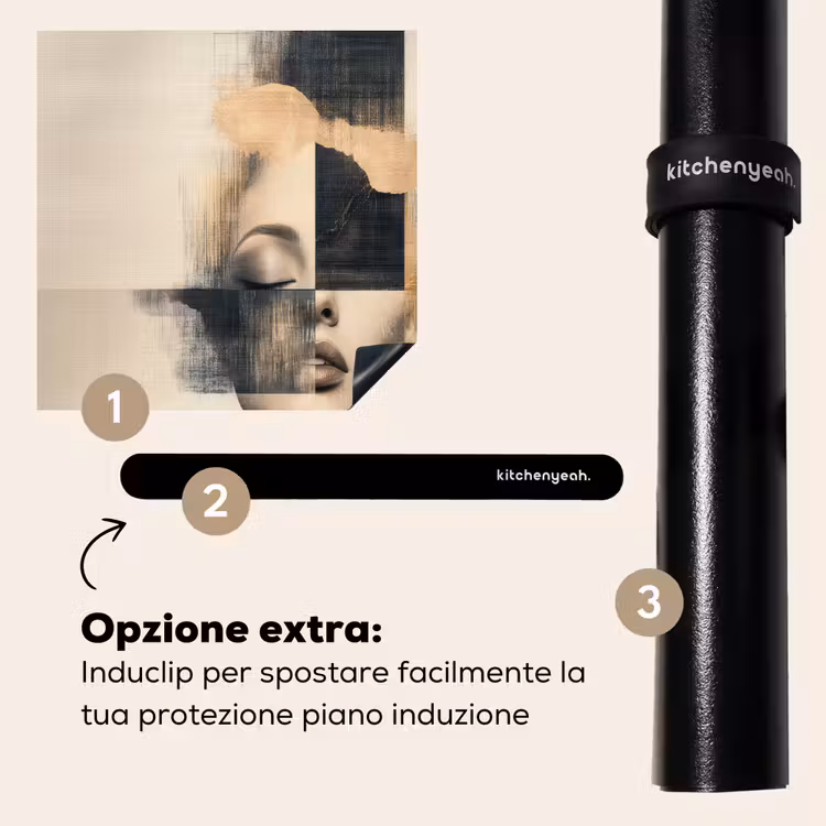 Protezione piano induzione - Oro - Donna - Rettangoli — 8
