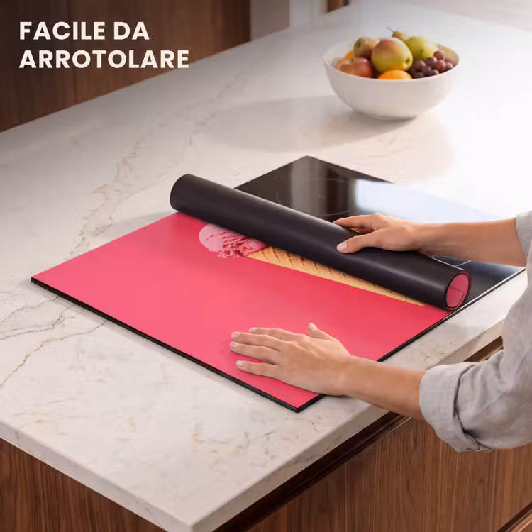 Protezione piano induzione - Paletta per gelato - Rosa - Corno — 7