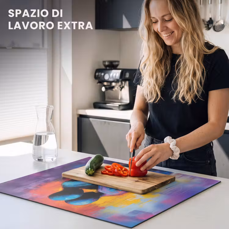 Protezione piano induzione - Abbracciare - Corpi - Viola — 5