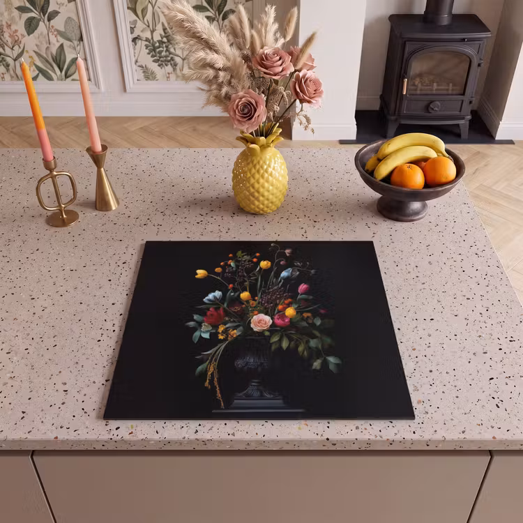 Protezione piano induzione - Classico - Vaso - Bouquet - Fiori — 3