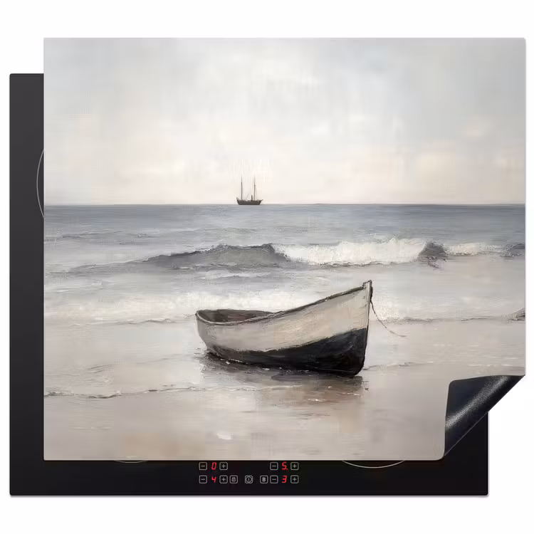 Protezione piano induzione - Barca a remi - Mare - Orizzonte — 1