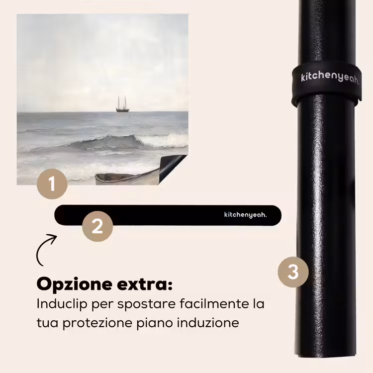 Protezione piano induzione - Barca a remi - Mare - Orizzonte — 8