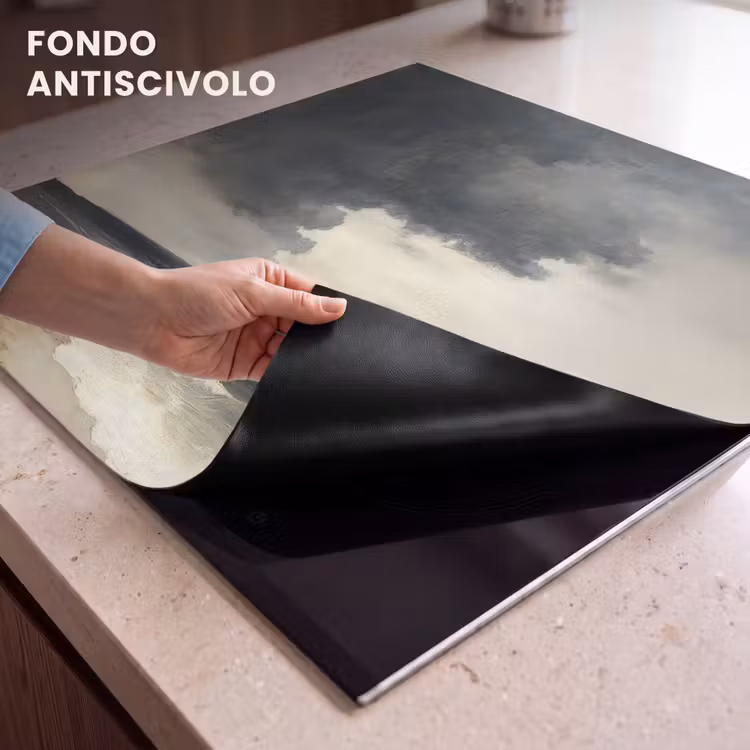 Protezione piano induzione - Costa - Onde - Roccia - Tempesta — 6