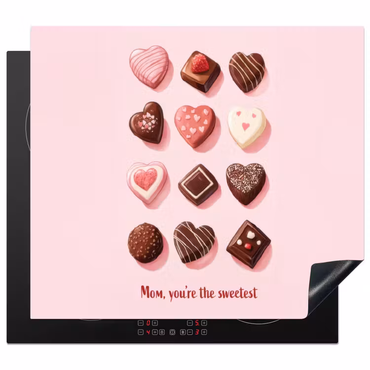 Protezione piano induzione - Cioccolatini - A forma di cuore - Dearest — 1