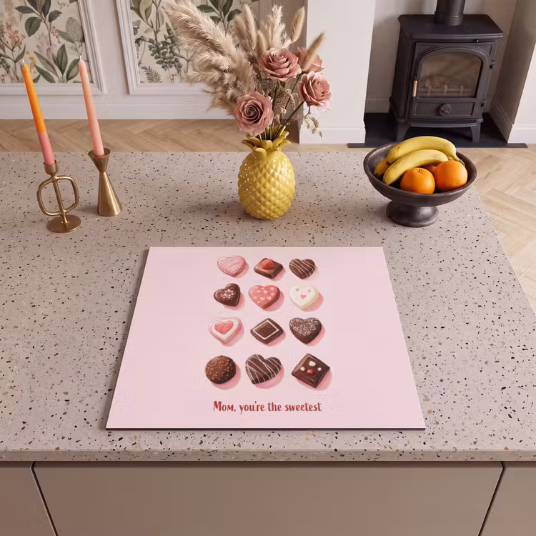 Protezione piano induzione - Cioccolatini - A forma di cuore - Dearest — 3