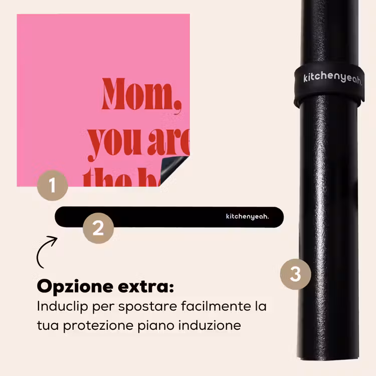 Protezione piano induzione - Madre - Messaggio - Rosa — 8