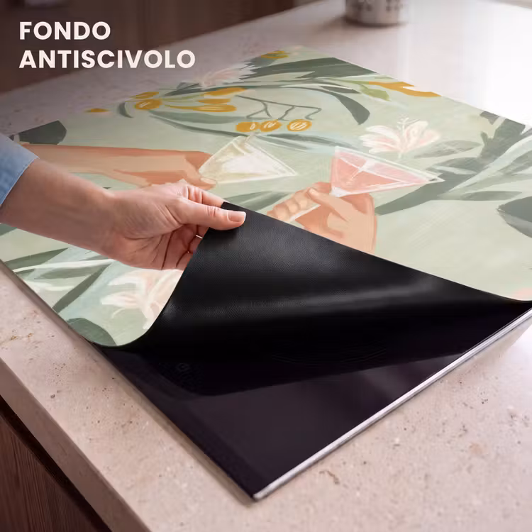 Protezione piano induzione - Bicchieri - Cheers - Verde — 6