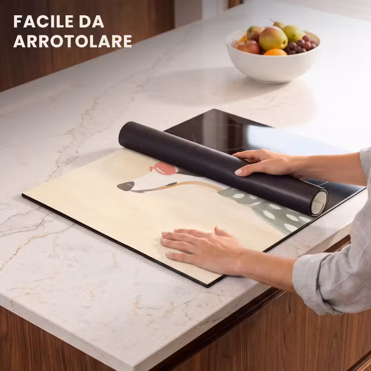 Protezione piano induzione - Cane - Occhiali da sole - Sciarpa — 7