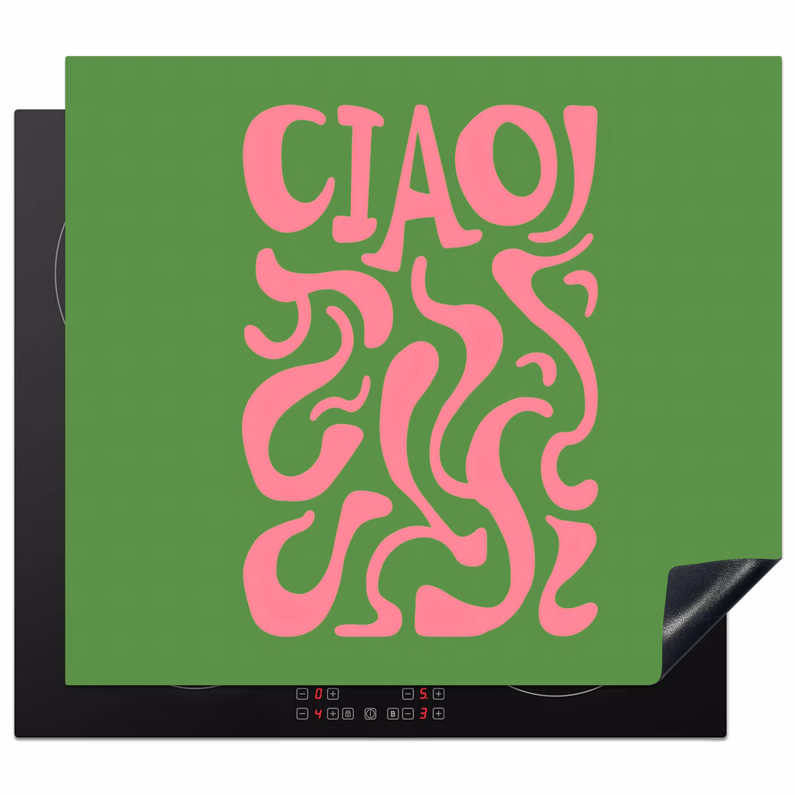 Protezione piano induzione - Astratto - Rosa - Ciao - Forme — 1