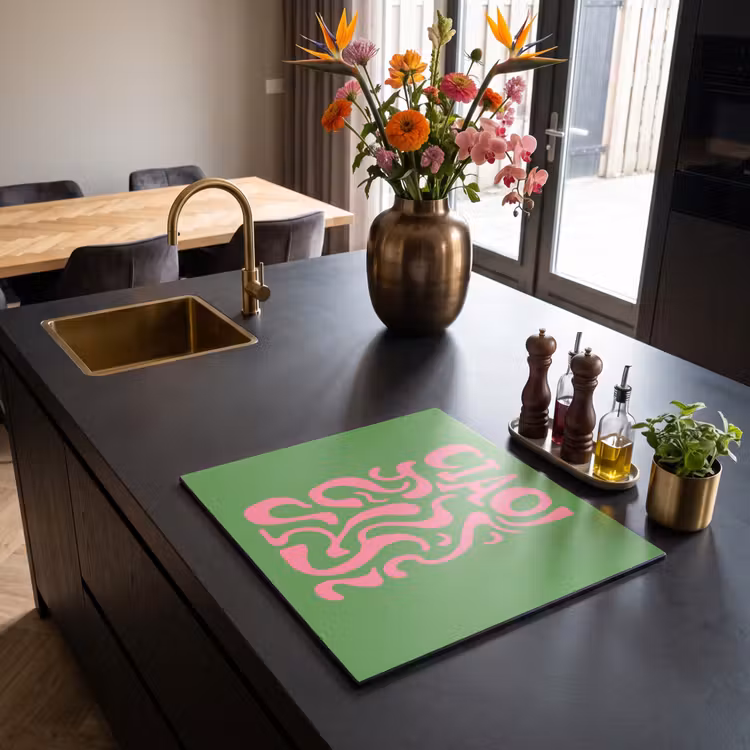 Protezione piano induzione - Astratto - Rosa - Ciao - Forme — 2