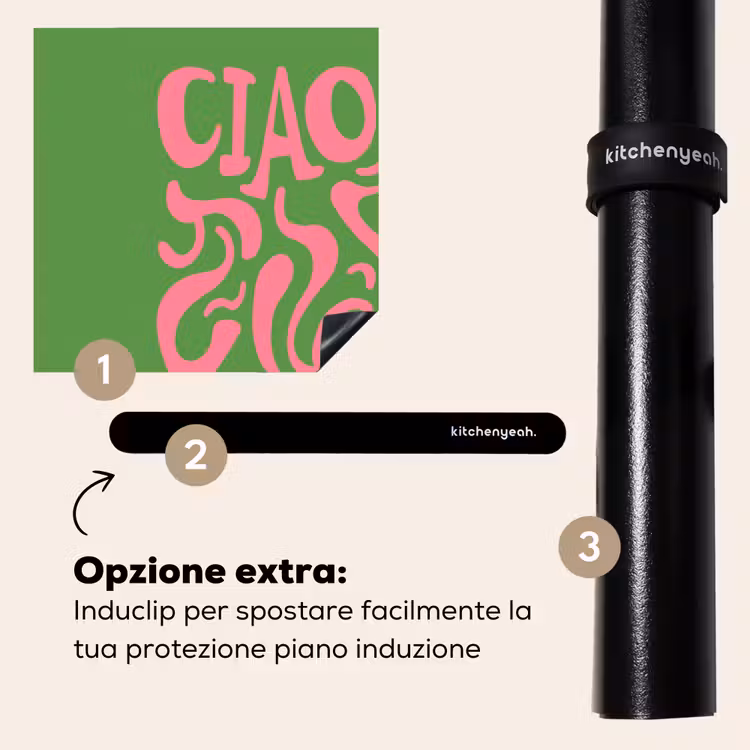 Protezione piano induzione - Astratto - Rosa - Ciao - Forme — 8