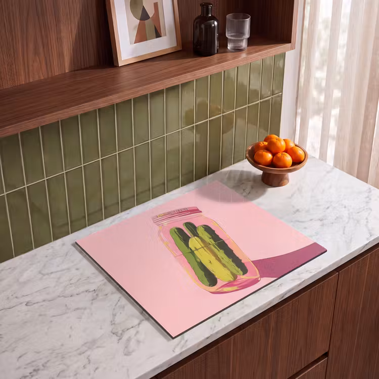 Protezione piano induzione - Cetriolini - Vaso - Ombra - Rosa — 4