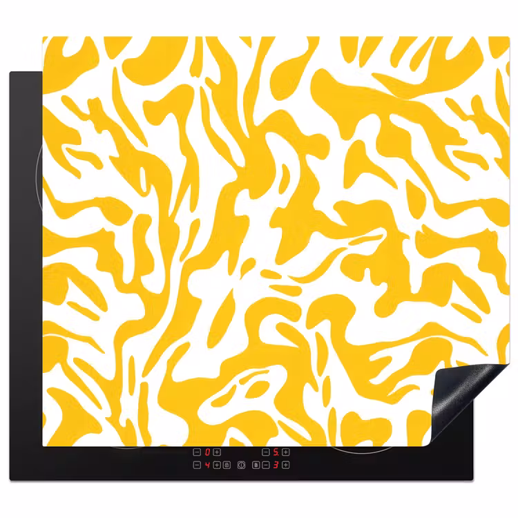 Protezione piano induzione - Forme - Bianco - Astratto — 1
