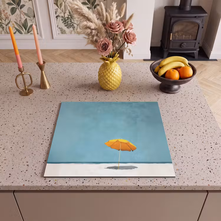 Protezione piano induzione - Ombrellone - Giallo - Spiaggia - Mare — 3