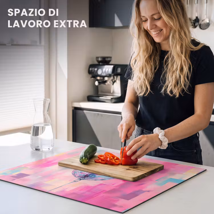 Protezione piano induzione - Discoball - Rosa - Vernice — 5