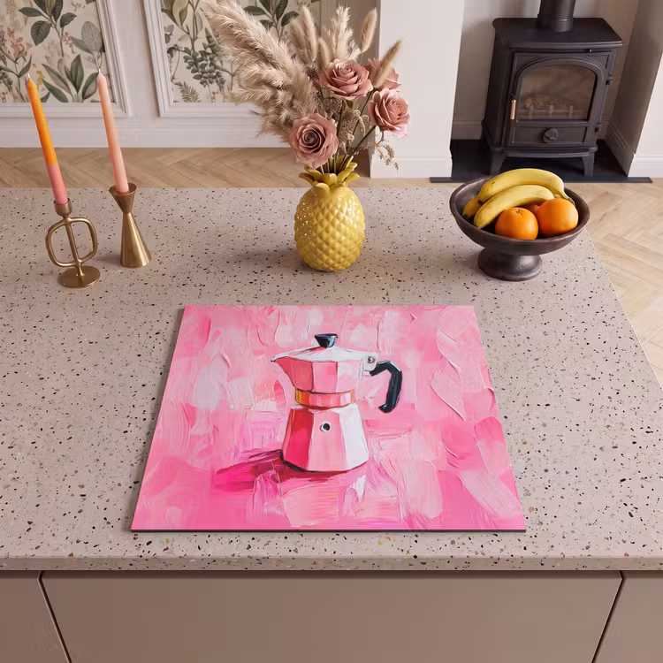 Protezione piano induzione - Rosa - Vernice - Caffè — 3
