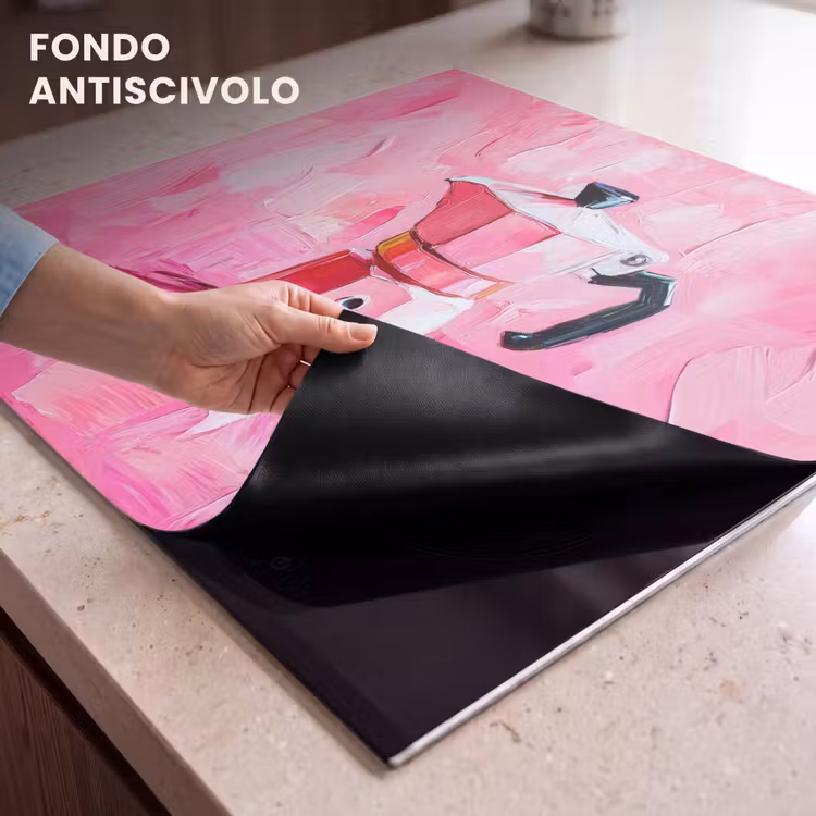 Protezione piano induzione - Rosa - Vernice - Caffè — 6