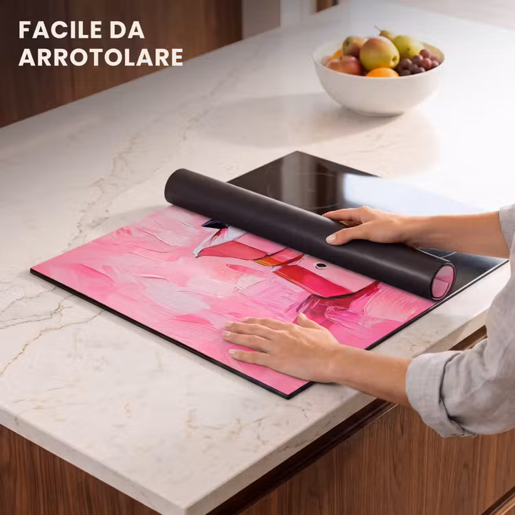 Protezione piano induzione - Rosa - Vernice - Caffè — 7