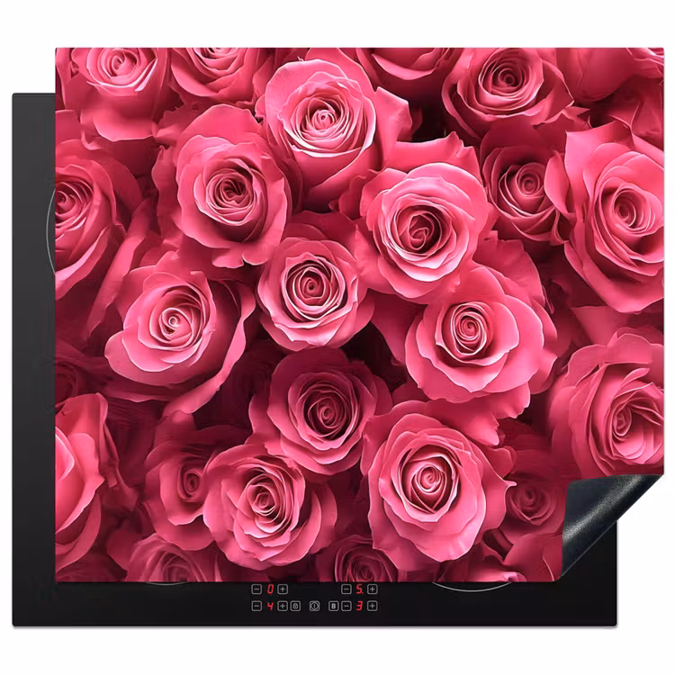 Protezione piano induzione - Rose - Rosa - Fiore — 1