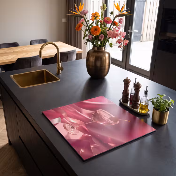 Protezione piano induzione - Cocktail - Rosa - Luxe — 2