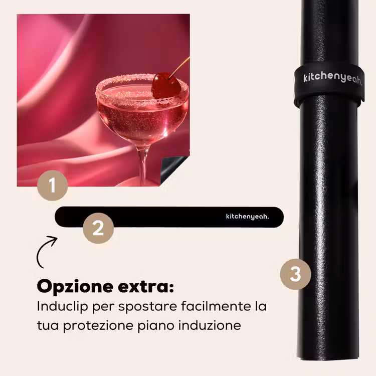 Protezione piano induzione - Cocktail - Rosa - Luxe — 8