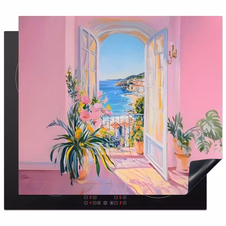 Protezione piano induzione - Rosa - Esterno - Vernice — 1