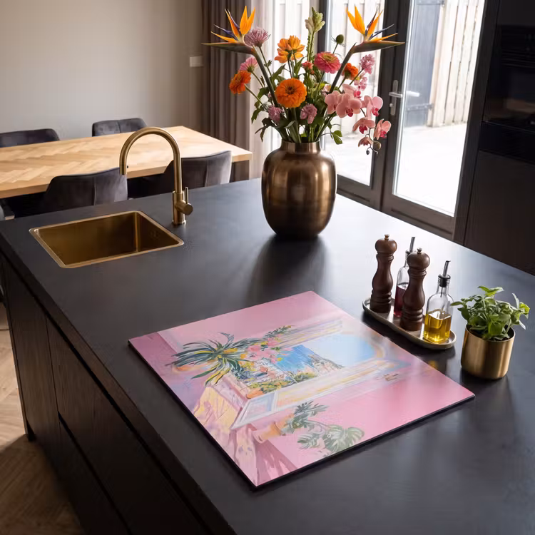 Protezione piano induzione - Rosa - Esterno - Vernice — 2