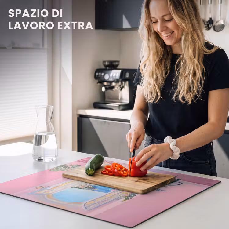 Protezione piano induzione - Rosa - Esterno - Vernice — 5