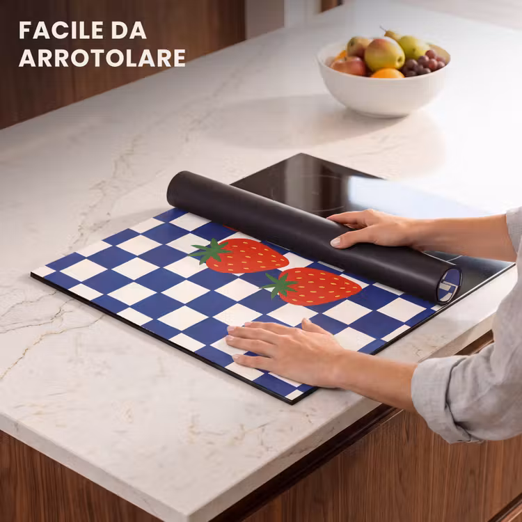 Protezione piano induzione - Bloccato - Blu - Fragola — 7